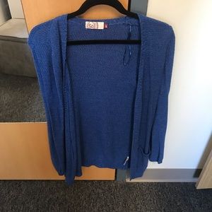 Long sweater blue